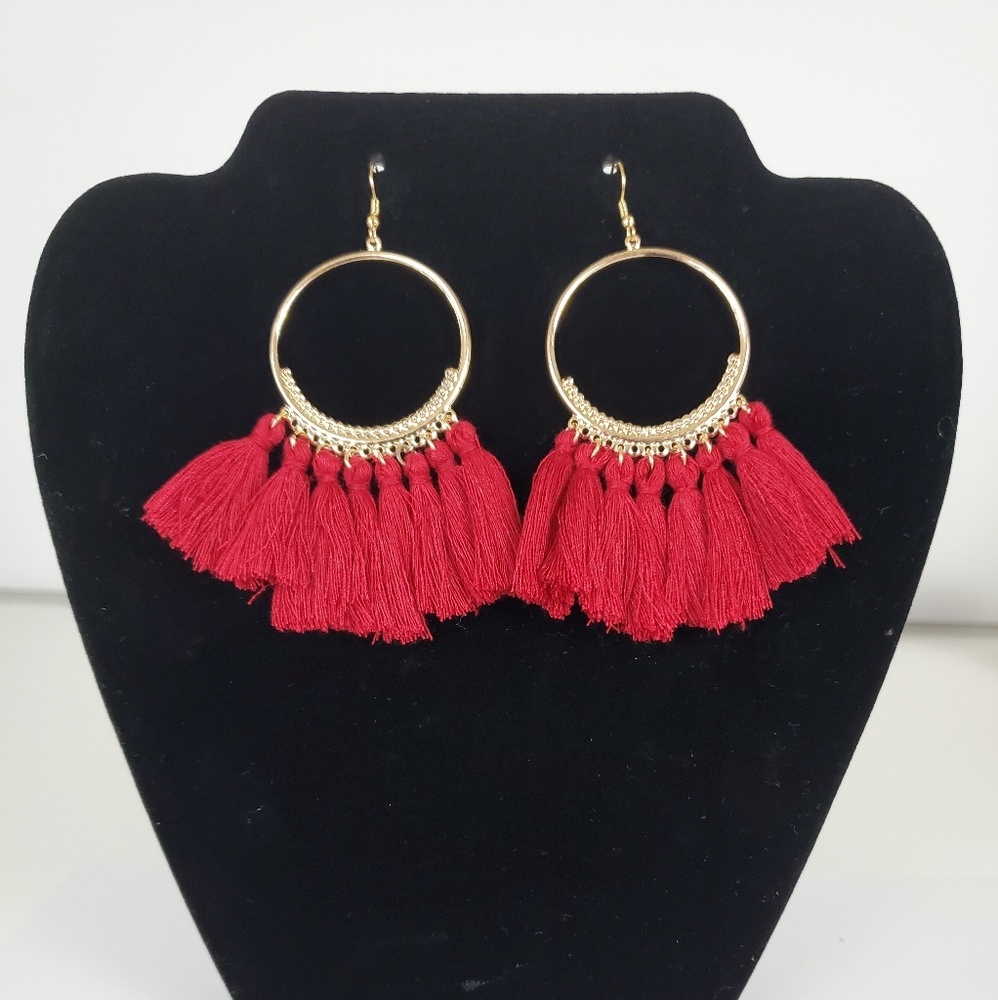 4 for $20 bohemian tassel earring